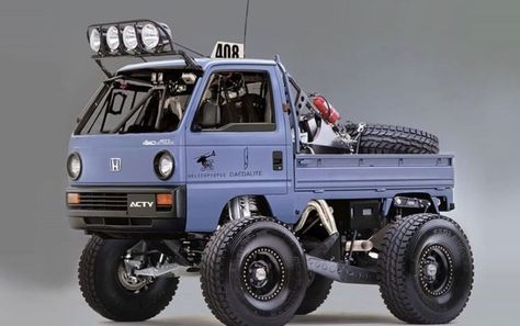 Honda Acty, Mobil Off Road, Mini Trucks 4x4, Truck Concept, Mobil Futuristik, Suzuki Carry, Мотоциклы Cafe Racers, Jdm Honda, Stunt Bike