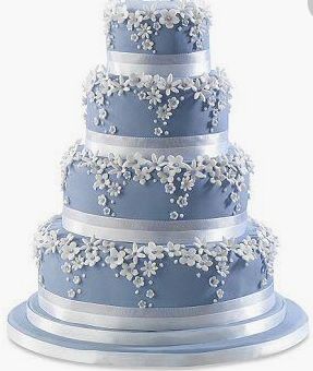 Blue White And Silver Birthday Cakes, Light Blue Wedding Cake, Quince Cake, Blue Wedding Cake, Quinceanera Cakes, Wedding Cakes Blue, Amazing Wedding Cakes, Gorgeous Wedding Cake, Wedding Cake Inspiration