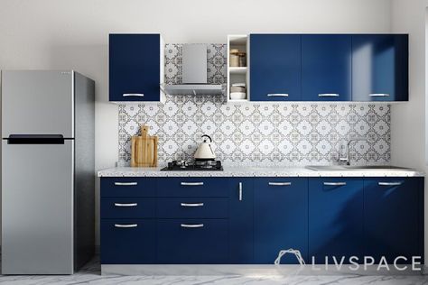 How to Get a Low Budget Modular Kitchen With Livspace Kitchen Ideas Low Budget, Latest Modular Kitchen Design, Kitchen Unit Designs, Modern Kitchen Open, Guest Bedroom Design, Simple Kitchen Design, Renovation Budget, Kitchen Prices, Modular Kitchen Designs