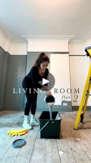 7.6K views · 8.7K reactions | COLOUR DRENCH REVEAL 🎨 Was it worth it? Watch to the end for Before & Afters! 🏚️🛠️✨

In Part Two of the Living Room transformation, watch me colour drench the entire room, painting the walls, skirting boards, doors, radiators, and window frames for two coats!

Keep watching until the end for the final result, and let me know your thoughts in the comments ⬇️ 

PRODUCTS USED: 
▪️Paint: Leyland Trade Hardwearing Matt in a colour match of Farrow & Ball De Nimes, mixed by @decoratingcentreonline 

▪️Roller: @woosterbrushuk 18” Big Ben Frame, Bucket & Medium Pile Roller Sleeve

▪️Brushes : @paintwarrior_ collection 
_____________________

#ColourDrench #ColourDrenching #PaintingProject #HomeRenovation #InteriorDesign #PaintTrends #LivingRoomDecor #livingroomideas Picture Rail Ideas Living Room, Skirting Same Colour As Walls, Purbeck Stone Farrow And Ball Hallway, Skirting Boards Same Colour As Walls, De Nimes Living Room, Colour Drenching Interiors, Colour Drenched Living Room, De Nimes Farrow Ball, Painted Skirting Boards