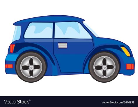 Farm Coloring Pages, Car Animation, Car Clipart, Animated Pictures, Blue Drawings, Paper Car, Car Vector, Car Illustration, Blue Car