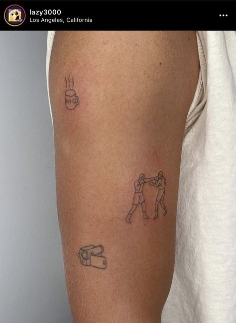 Euro Trash Tattoo, Mixtape Tattoo, Tattoo Designs Drawings, Dainty Tattoo, Funky Tattoos, Tattoos With Kids Names, Doodle Tattoo, Cute Little Tattoos, Discreet Tattoos