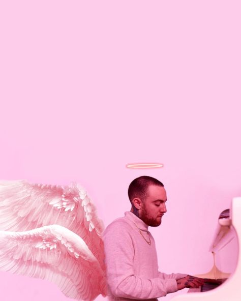 Mac Miller Pink Aesthetic, Mac Angel, Mac Collection, Momento Mori, Bright Smile, Mac Miller, Posters Wall, Big Mac, Screen Savers