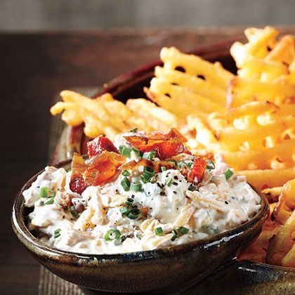 Top 20 Tailgating Dips n Apps...Football season is right around the corner! Loaded Baked Potato Dip, Potato Dip, Baked Potato Dip, Loaded Baked Potato, Tailgating Recipes, Dip Recipes Easy, Loaded Baked Potatoes, Munnar, Think Food