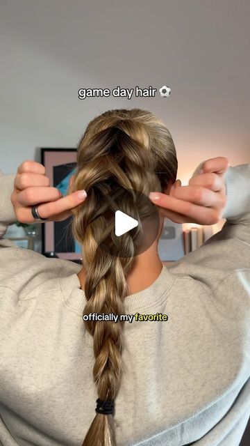 Brittany Wilson Isenhour on Instagram: "Have you tried the dragon braid hairstyle yet? 

#hairstyle #hairtutorial #dragonbraid #soccer #soccergirl" Sports Hairstyles Basketball, Basketball Hairstyles Easy, Cute Basketball Hairstyles, Dragon Braid Hairstyles, Dragon Braid, Running Hairstyles, Soccer Hairstyles, Basketball Hairstyles, Single Braid