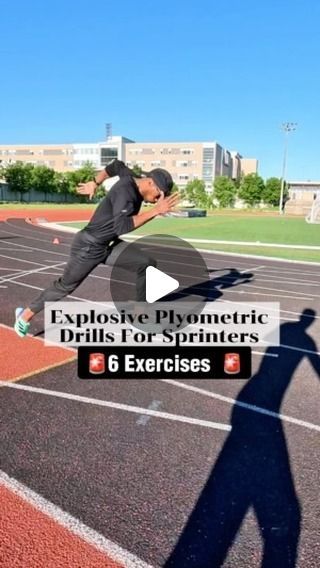 Roxroy Cato on Instagram: "Explosive Plyometrics Drills For Sprinter 6 Exercise 🚨❗️  1. Split jumps  2. Lunges to sprint Explosive 3. Single-leg jump cycling  4. Lunges to Hops  5. Broad jumps  6. Power Skips   Please remember to warm up before attempting any of these exercises , for my warm-up I did 5×50 m strides followed by dynamic stretches.   x2 of each 5 to 10 reps   Rest as needed   Thank you for liking and commenting on this post   Remember to share and save for later   Incorporating these drills into a sprinter’s or hurdler’s training routine can help them develop better running mechanics, coordination, strength, and speed, ultimately leading to improved performance on the track.  #running ##tips #strengthtraining #drills #track #sprinters #runnersofinstagram #asmr #runningshoes" Track Sprinter, Running Mechanics, Track Running, Training Routine, Save For Later, Running Tips, Strength Training, Track, Running