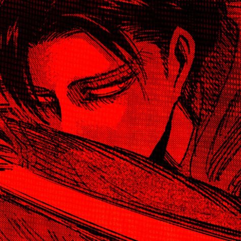 Shingeki No Kyojin Icon Red Aot Icons, Red Manga Aesthetic, Anime Red Aesthetic, Red Anime Icon, Red Pfps, Red Anime, Red Aesthetic Grunge, Red Icons, Red Filter