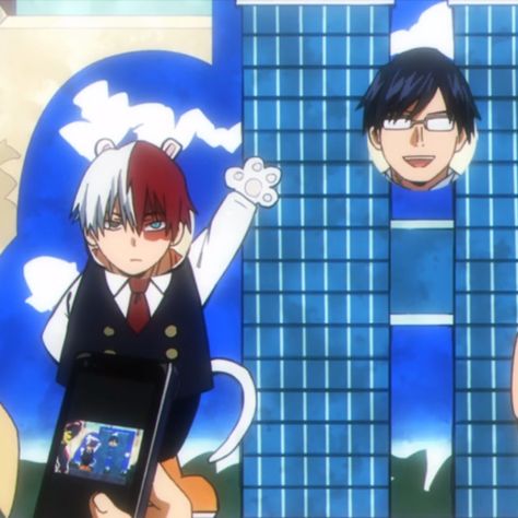 #ShotoTodoroki #Shoto #Todoroki #TenyaIida #Tenya #Iida #BokunoHeroAcademia #MyHeroAcademia #BNHA #anime Tenya Iida, Hero Academia Characters, Boku No Hero Academia, My Hero Academia, Marvel, Anime, Art