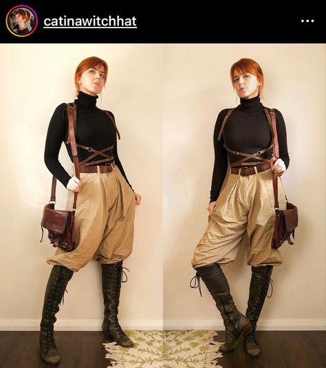 Thrifted Pants, Medieval Cosplay, Larp Costume, Star Wars Outfits, Concept Clothing, Medieval Costume, Marvelous Designer, Fun Pants, Character Poses