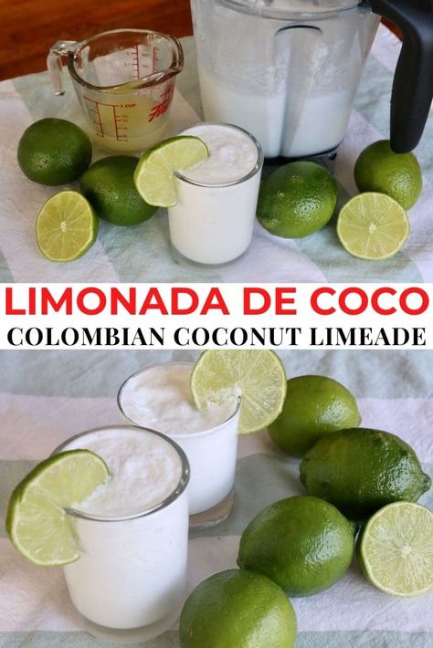 Coconut Drink, Resep Smoothie, Coconut Drinks, Drink Recipes Nonalcoholic, Colombian Food, Healthy Drinks Recipes, Alcohol Drink Recipes, Drink Recipe, Alcohol Recipes