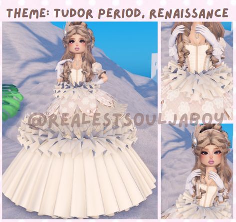 no reposts or ill eat u dress to impress, dti, outfit combos, dti non-vip, non-vip outfit combos, roblox, theme, outfit, tudor period, renaissance, realest soulja boy Roblox Theme, Tudor Period, Cute Night Lights, Outfit Combos, Soulja Boy, Dti Outfits, Night Lights, Dress To Impress, Period