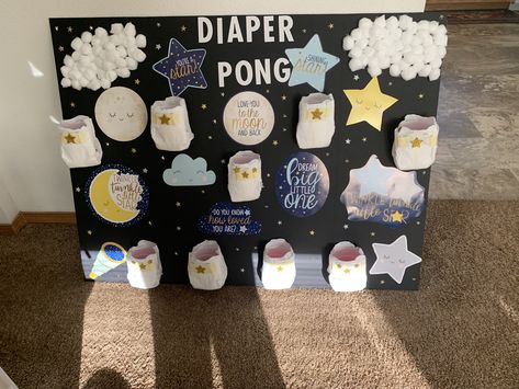 Twinkle Twinkle Little Star Games, Space Theme Baby Shower Games, Space Themed Baby Shower Games, Space Shower Theme, Baby Shower Over The Moon Theme, Moons And Stars Baby Shower Ideas, Astronaut Theme Baby Shower Ideas, Moon Star Baby Shower Theme, Baby Shower Star Theme