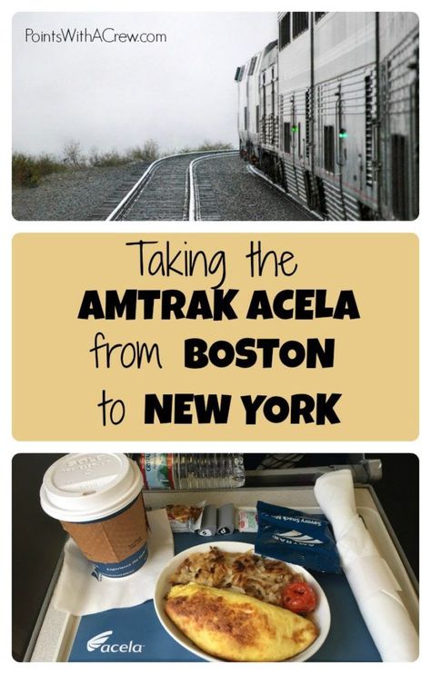 If you're taking the Amtrak Acela train from Boston to New York, here are some tips and things that you need to know before you go Train Travel Usa, Amtrak Train Travel, Amtrak Travel, Boston Trip, Train Trips, Visiting Boston, Amtrak Train, Boston Travel, Travel California