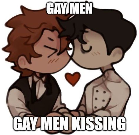 Men Kissing, Art