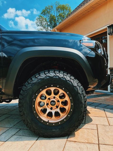 Click this image to show the full-size version. Toyota Tacoma Rims, Tacoma Rims, 2nd Gen Tacoma, Trd Pro Wheels, Toyota Tacoma Lifted, Tacoma Wheels, Tacoma Build, Toyota Tacoma Mods, Tacoma Mods