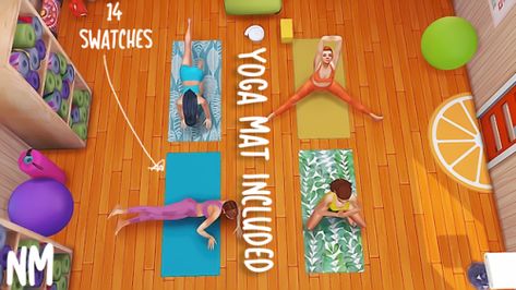 Workout Yoga Mat Recolor  [#ts4_bb]  [#ts4_bb_skill] Sims 4 Skills, Sims 4 Jobs, Camo Bra, Sims 4 Mm Cc, Sims 4 Cc Folder, Sims Building, Sims 4 Mm, Sims 4 Cc Packs, Sims 4 Cc Furniture