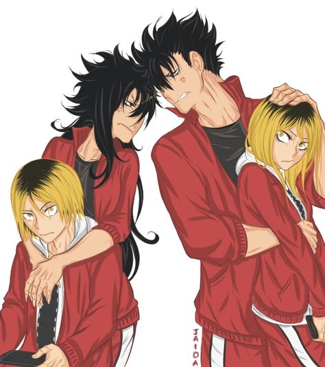 Kuroo X Kenma, Haikyuu Genderbend, Chihiro Y Haku, Haikyuu Tsukishima, Haikyuu Meme, Naruto Oc Characters, Kuroo Tetsurou, Haikyuu Kageyama, Kenma Kozume