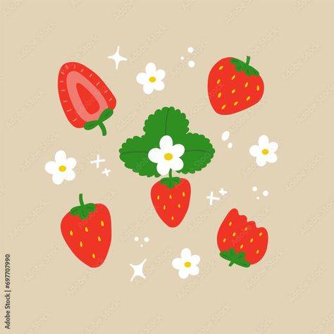 Download Strawberry vector set. Red berry illustration. Isolated design elements. Stock Vector and explore similar vectors at Adobe Stock. Strawberry Vector Illustration, Berry Illustration, Strawberry Vector, Picnic Time, Vector Illustrations, Photo Illustration, Adobe Stock, Free Images, Design Elements