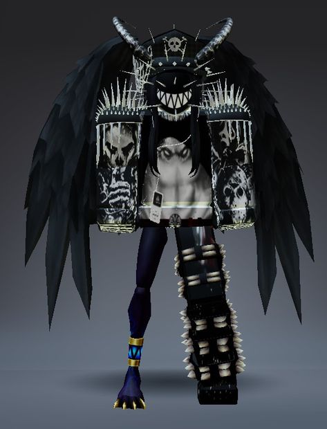 -creapy skin in Roblox - Scary Roblox Avatar, Roblox Creepycute Avatars, Creepy Cute Roblox Fits, Emo Roblox Character, Dark Core, Roblox Military Avatar, Anime Chibi, Samurai Gear, Avatar