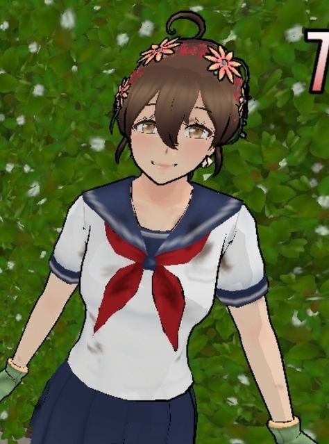 Uekiya Engeika Bloody Revenge Yandere Simulator Yandere Simulator Uekiya Engeika, Yandere Oc, Yandere Simulator Fan Art, Gardening Club, Yandere Simulator Characters, Girls Games, Silly Games, Brown Hair Brown Eyes, Poppy Playtime