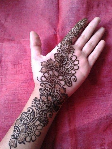 Simple Arabic Mehndi, Tato Henna, Mehndi Designs 2018, Henna Art Designs, Mehndi Designs For Kids, Very Simple Mehndi Designs, Engagement Mehndi Designs, Full Mehndi Designs, Mehndi Designs Front Hand