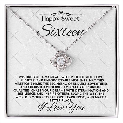 Happy Sweet 16, Sweet 16 Birthday Gifts, Apology Gifts, Sweet Grace, Dad Jewelry, Sixteenth Birthday, Sweet 16 Gifts, Sweet Sixteen Birthday, 16th Birthday Gifts