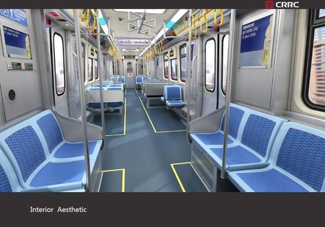 In a few hours, you could be riding on a brand-new Chicago Transit Authority train during your morning commute. Chicago Transit Authority, Train Cars, Navy Pier, Morning Commute, Rail Car, Train Car, On Wednesday, News Design, New Design