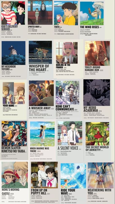 Anime Names List, All Studio Ghibli Movies, Medea Solon, Pic Anime, Ghibli Aesthetic, Pig Wallpaper, Anime Suggestions, Good Anime Series, Animes To Watch