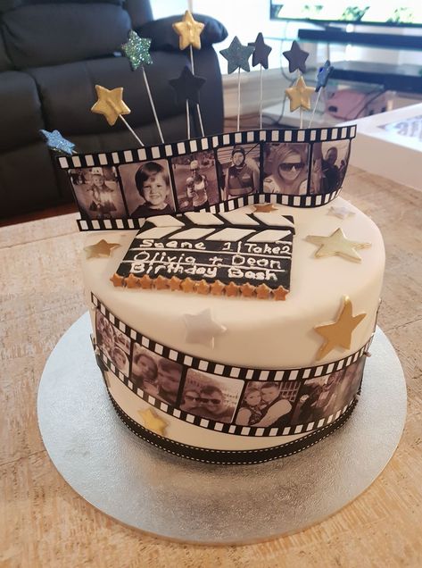 Bollywood Theme Cake Ideas, Bollywood Theme Cake, Bollywood Cake, 30th Birthday Cake For Women, Photo Cakes, Theme Birthday Cake, Bollywood Theme, Dad Birthday Cakes, Cupcake Decorating Tips