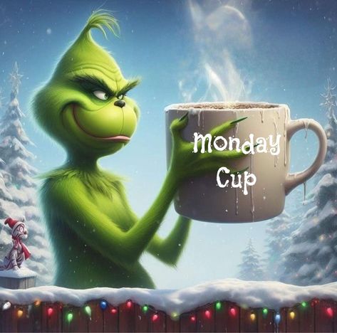 Good morning Monday… keep it coming☕️☕️��☕️☕️☕️☕️☕️☕️☕️ #mondayvibes Good Morning Brr Its Cold, Monday Is Coming Funny, Cold Morning Quotes Funny, Friday Coffee Quotes, Grinch Memes, Monday Funny, Morning Coffee Funny, Funny Morning, Grinch Images