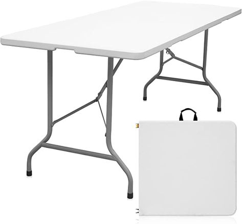 Foldable Table Outdoor, Foldable Outdoor Table, Foldable Tables, Plastic Dining Table, Folding Tables, Tailgate Food, Foldable Table, Plastic Table, Outdoor Living Patio