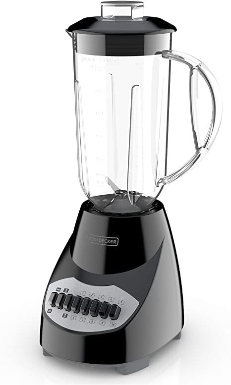 BLACK+DECKER Counter Top Blender, Black, BL2010BPA Best Blenders, Blender Recipes, Fruit Dip, Plastic Jars, Measuring Cup, Fruit Smoothie Recipes, Frozen Drinks, Black & Decker, Frozen Banana