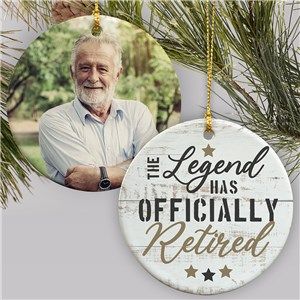 Celebrate your first Christmas being retired with our Personalized Retirement Legend Photo Double Sided Round Ornament!.Personalize with any photo.Makes a great Christmas or retirement gift!. Retirement Gift Ideas, Gift Ideas Personalized, Fun Ornaments, Christmas Garden Flag, Christmas Garden, Memorial Ornaments, Spring Gifts, Retirement Gift, Photo Ornaments