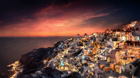 Greece Wallpaper Desktop, Santorini Greece Aesthetic Wallpaper, Santorini Wallpaper, Santorini Greece Aesthetic, Greece Wallpaper, Wallpaper Tumblr Lockscreen, Greece Aesthetic, Concert Poster Design, Oneplus Wallpapers