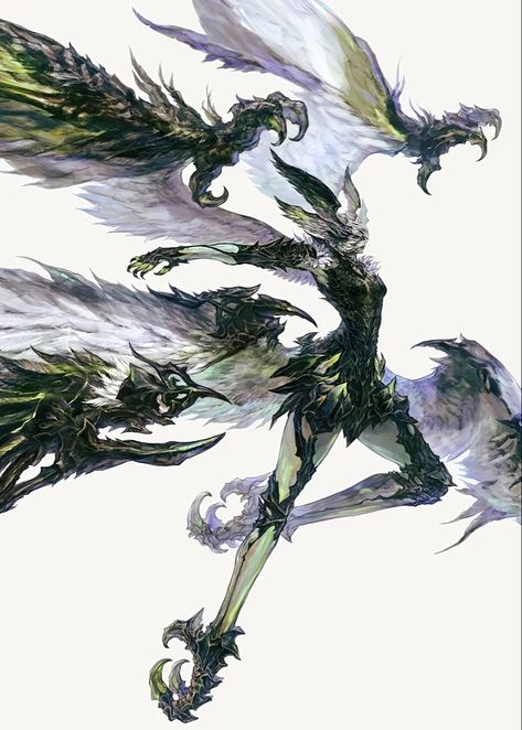 Ff16 Art, Kazuya Takahashi, Dragoon Final Fantasy, Final Fantasy Artwork, Creature Artwork, Final Fantasy Art, 다크 판타지, Monster Concept Art, Final Fantasy Xv