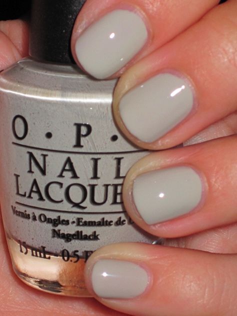 OPI Skull and Glossbones Grey Nail, Grey Nail Polish, Fall Nail Polish, Nails Opi, Gray Nails, Nail Envy, Opi Nails, Makati, Kourtney Kardashian