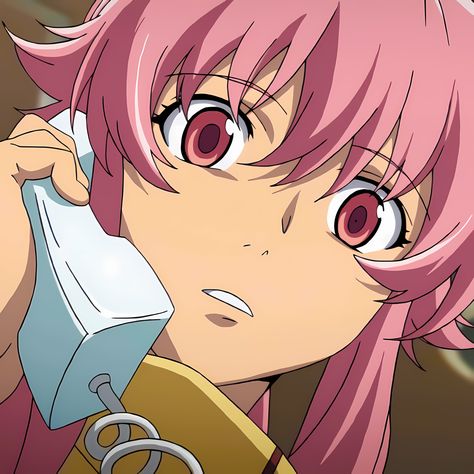 Anime: Future Diary Yuno Gasai Icon Aesthetic, Future Diary Pfp, Future Diary Matching Pfp, Love Nikki Icon, Yuno Gasai Pfp, Yuno Gasai Icon, Elfin Lied, Future Diary Yuno, Future Dairy