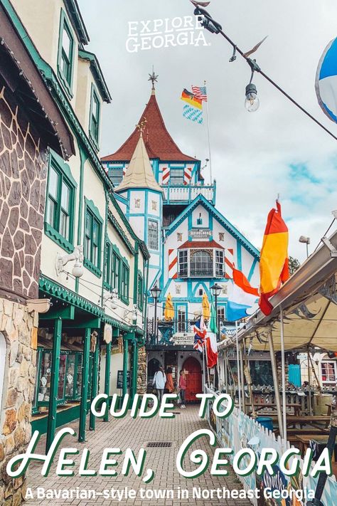 Visit this Bavarian-style town in Northeast Georgia for outdoor adventures, fantastic festivals and tons of family fun. Here are some quick tips for things to do and places to see in Alpine Helen. Fun Things To Do In Georgia, Georgia Vacation Places To Visit, Helena Georgia, Georgia Places To Visit, Northeast Georgia, Georgia Getaways, Georgia Style, Helen Georgia, Travel Georgia