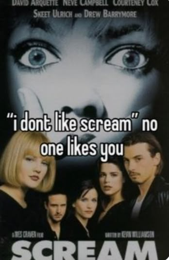 Scream Quotes, Scream Characters, Scream Movies, Scream 1996, Scream Cast, Scream 1, Scream Franchise, Horror Movies Funny, Ghostface Scream