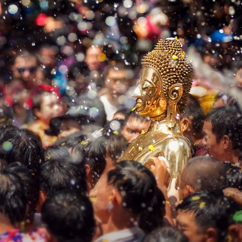 Songkran is a riotous, colorful, fun celebration culminating in a countrywide water fight that spans days and involves locals, expats, and travelers alike. Happy Songkran Day, Songkran Day, Songkran Thailand, Thai New Year, Tropical Sun, Fair Games, Time To Celebrate, Thailand Travel, Phuket