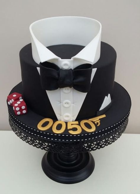 James Bond Cake Ideas, James Bond Birthday Cake, Casino Theme Party Ideas, 007 Cake, James Bond Cake, Casino Theme Party, James Bond Casino, Bond Party, Tårta Design