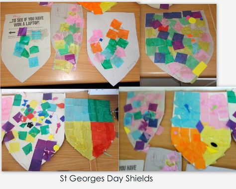 St Georges Day Shields Knight Crafts, St Georges Day Crafts For Kids, St Georges Day Crafts, St Georges Day Activities Eyfs, St George Day Activities, St Georges Day Activities, Knights And Castles Topic Eyfs, St George’s Day Activities For Toddlers, St George And The Dragon Illustration