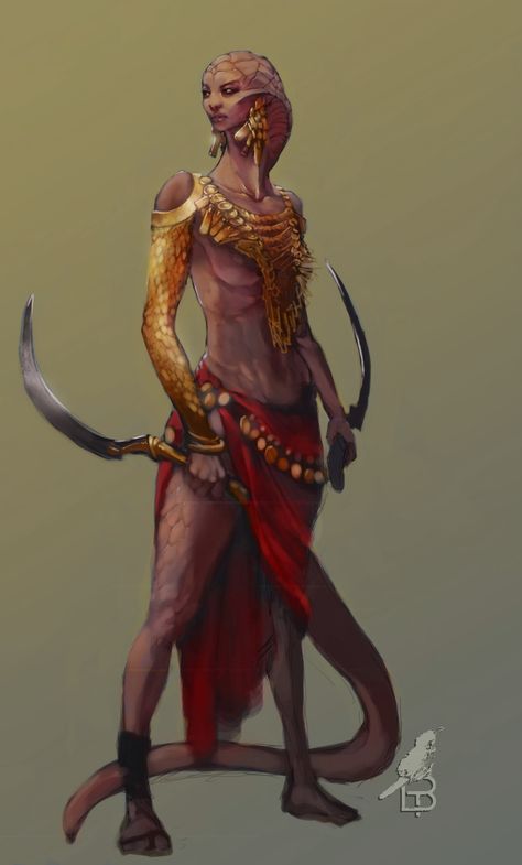 ArtStation - Fantasy Character Concept Art, Brent Toyomitsu Snake Alien Concept Art, Naga Concept Art, Alien Concept Art Humanoid, Fantasy Race Concept Art, Snake Humanoid, Snake Woman Art, Yuan Ti Character Art, Fantasy Species Humanoid, Fantasy Races Concept