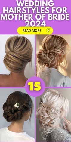 Updos For Medium Length Hair Brunette, Wedding Hair Mom Of Groom, Hairstyles For Wedding Mother Of Bride, Wedding Updos For Mother Of The Groom, Bridal Hair For Older Brides, Hair Styles For Evening Gowns, Mother Of Bride Hair Updo, Mother Of The Bride Hair Half Up Half Down, Mother Of The Bride Ponytail Hairstyles