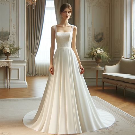 The Ultimate Guide to Square Neck Wedding Dresses (2) Wedding Dress Neckline Guide, Square Neck Wedding Dresses, Neckline Guide, Wedding Dresses Canada, Indoor Background, Square Neck Wedding Dress, Classy Wedding Dress, A Line Wedding Dress, Dress Sketches