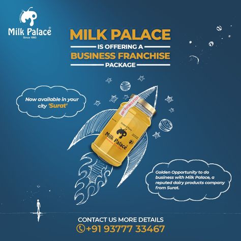 Milk Palace is offering a
Business Franchise Package. 
Social Media Franchise Ad Post
| Milk Palace Franchise Ads, Tea Ads, Cosmetic Creative, Ads Design, Brand Ideas, Post Ad, Creative Ads, Ads Creative, Design Concepts