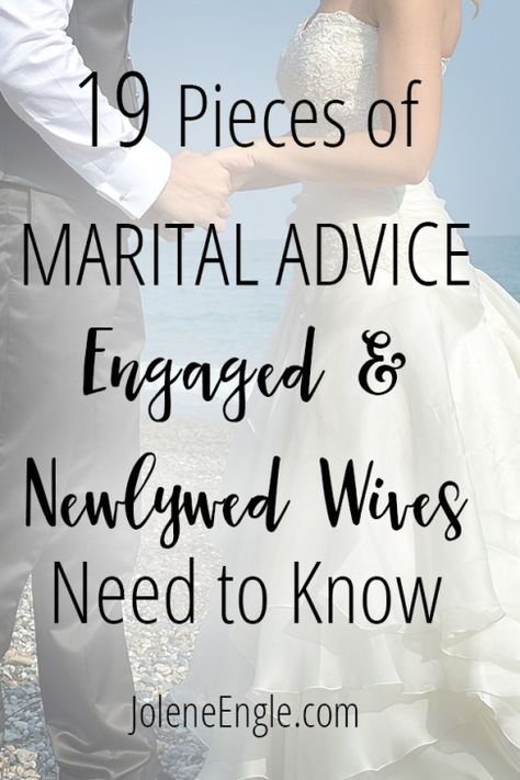 19 Pieces of Marital Advice Engaged & Newlywed Wives Need to Know Before Engagement, Newlywed Life, Newlywed Advice, Engagement Advice, Marital Advice, Love Your Husband, Christ Centered Marriage, Advice For Newlyweds, Love You Husband