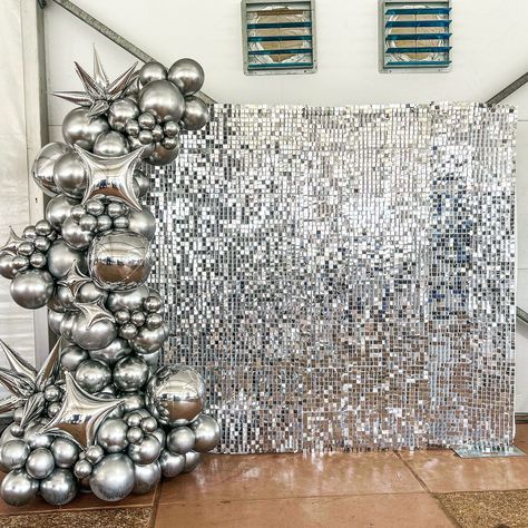 This is our Silver Shimmer wall with a Silver Balloon Garland 🩶 #balloondecororlando #orlandoballoondelivery #orlandoballoonservice #balloonservicesorlando #orlandodecor #orlandoballoondecor #orlandoballoonstylist #balloonsorlando #orlandoballoonsdelivery #orlandoballoonarch #balloongarlandorlando #balloonsorlando #orlandoballoonsdelivery #orlandoballoonarch #balloongarlandorlando #orlandomarqueerentals #orlandoballoongarlands #orlandoballoonsservice #shimmerwall #orlandopartyplanner #orland... Silver Shimmer Wall, Silver Balloon Garland, Balloon Bar, Shimmer Wall, Silver Balloon, Balloon Delivery, Backdrop Ideas, Balloon Decor, Central Florida