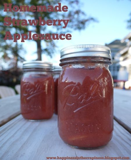 Canned Strawberry Applesauce, Strawberry Applesauce, Freezing Fruit, Canned Strawberries, Individual Servings, Jelly Recipes, Grocery Budgeting, Taste Testing, Canning Recipes