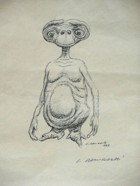 Et Drawing Movie, E.t. Tattoo, E.t. Tattoo Movie, Extraterrestrial Drawing, Gremlin Tattoo, E.t Drawing, Captain Future, E.t Tattoo, Abstract Pencil Drawings